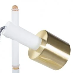 Beliani Lampadaires Lampadaire Blanc -Luminaires Ventes lampadaire blanc 2