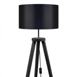 Tosel Lampadaires Lampadaire Bois Noir -Luminaires Ventes lampadaire bois noir 2
