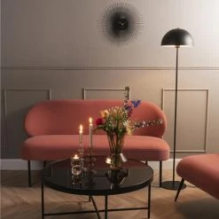 Leitmotiv Lampadaires Lampadaire Champignon En Métal Blanc -Luminaires Ventes lampadaire champignon en metal blanc 7