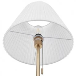 Beliani Lampes à Poser Lampadaire Cuivré Et Blanc En Métal -Luminaires Ventes lampadaire cuivre et blanc en metal 4