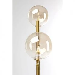 Kare Design Lampadaires Lampadaire En Acier Doré Et Verre H160 -Luminaires Ventes lampadaire en acier dore et verre h160 9