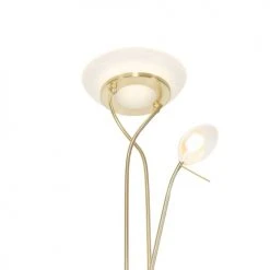 QAZQA Lampadaires Lampadaire En Acier Doré/laiton -Luminaires Ventes lampadaire en acier dore laiton 5