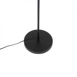 QAZQA Lampadaires Lampadaire En Acier Noir -Luminaires Ventes lampadaire en acier noir 15