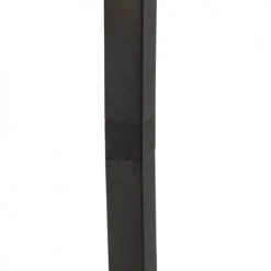 QAZQA Lampadaires Lampadaire En Acier Noir -Luminaires Ventes lampadaire en acier noir 25