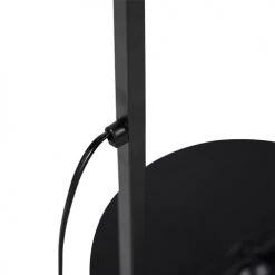 QAZQA Lampadaires Lampadaire En Acier Noir -Luminaires Ventes lampadaire en acier noir 36
