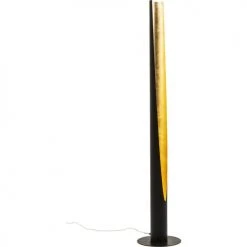 Kare Design Lampadaires Lampadaire En Acier Noir Et Doré H140 -Luminaires Ventes lampadaire en acier noir et dore h140 4