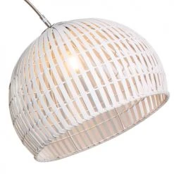 Keria Lampadaires Lampadaire En Bamboo Argente -Luminaires Ventes lampadaire en bamboo argente 3