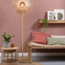 Good & Mojo Lampadaires Lampadaire En Bambou Naturel H180cm -Luminaires Ventes lampadaire en bambou naturel h180cm 1