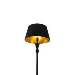 QAZQA Lampadaires Lampadaire En Bois Noir -Luminaires Ventes lampadaire en bois noir 7