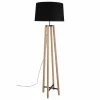 Maisons Du Monde Lampadaires Lampadaire En Chêne Et Abat-jour Noir H146 -Luminaires Ventes lampadaire en chene et abat jour noir h146 1000 13 25 194816 1