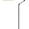 It's About Romi Lampadaires Lampadaire En Fer Abat-jour En Coton Noir, H. 190cm -Luminaires Ventes lampadaire en fer abat jour en coton noir h 190cm
