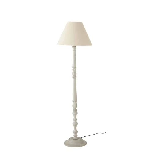 Maisons Du Monde Lampadaires Lampadaire En Manguier Et Abat-jour Blanc Cassé H162 3 Maisons Du Monde Lampadaires Lampadaire En Manguier Et Abat-jour Blanc Cassé H162
