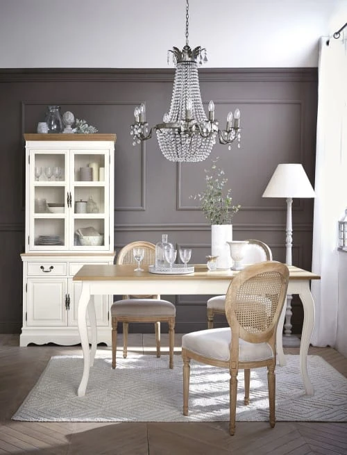 Maisons Du Monde Lampadaires Lampadaire En Manguier Et Abat-jour Blanc Cassé H162 5 Maisons Du Monde Lampadaires Lampadaire En Manguier Et Abat-jour Blanc Cassé H162 – Image 3