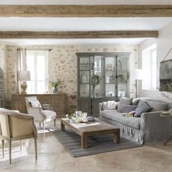 Maisons Du Monde Lampadaires Lampadaire En Manguier Et Abat-jour écru H166 -Luminaires Ventes lampadaire en manguier et abat jour ecru h166 1000 3 32 191338 5