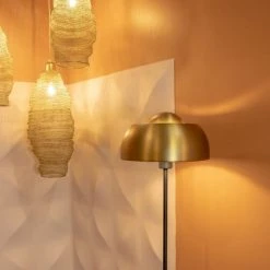 Pirouette Paris Lampadaires Lampadaire En Marbre Et Métal Noir Et Doré H160 -Luminaires Ventes lampadaire en marbre et metal noir et dore h160 2