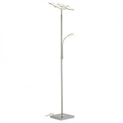 Brilliant Lampadaires Lampadaire En Métal Argenté