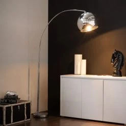 Maisons Du Monde Lampadaires Lampadaire En Métal Chromé H 200 Cm -Luminaires Ventes lampadaire en metal chrome h 200 cm 1000 16 39 130542 6