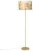 Maisons Du Monde Lampadaires Lampadaire En Métal Doré Abat-jour Blanc Ginkgo Doré H153 -Luminaires Ventes lampadaire en metal dore abat jour blanc ginkgo dore h153 1000 8 19 204773 1
