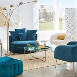 Maisons Du Monde Lampadaires Lampadaire En Métal Doré H210 -Luminaires Ventes lampadaire en metal dore h210 1000 12 23 190837 3