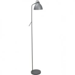 Wadiga Lampadaires Lampadaire En Métal Gris H155cm