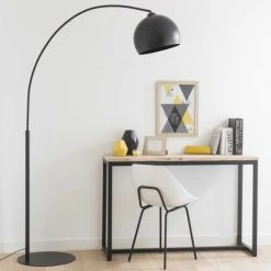Maisons Du Monde Lampadaires Lampadaire En Métal Noir H 190 Cm -Luminaires Ventes lampadaire en metal noir h 190 cm 1000 0 0 154734 11