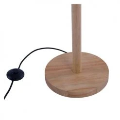 Rendez Vous Déco Lampadaires Lampadaire En Papier Blanc Et Bois D'hévéa -Luminaires Ventes lampadaire en papier blanc et bois d hevea 4