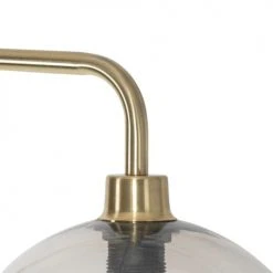 QAZQA Lampadaires Lampadaire En Plastique Doré/laiton -Luminaires Ventes lampadaire en plastique dore laiton 2