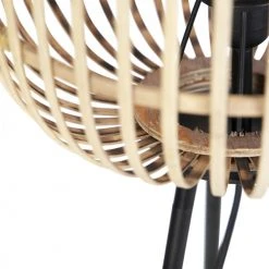 QAZQA Lampadaires Lampadaire En Rotin Beige -Luminaires Ventes lampadaire en rotin beige 8