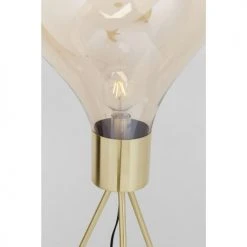 Kare Design Lampadaires Lampadaire En Verre Et Acier Doré H160 -Luminaires Ventes lampadaire en verre et acier dore h160 3