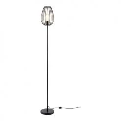 Lampea Lampadaires Lampadaire Industriel En Métal Noir 160 Cm -Luminaires Ventes lampadaire industriel en metal noir 160 cm 2