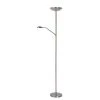 Lucide Lampadaires Lampadaire LED Avec Liseuse Métal Argent H180cm -Luminaires Ventes lampadaire led avec liseuse metal argent h180cm