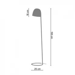 Tosel Lampadaires Lampadaire Liseuse Métal Blanc -Luminaires Ventes lampadaire liseuse metal blanc 2