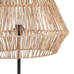 Maisons Du Monde Lampadaires Lampadaire Métal Noir Et Abat-jour En Jute Tressé H170 -Luminaires Ventes lampadaire metal noir et abat jour en jute tresse h170 1000 10 0 217423 2