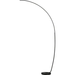 ATHM DESIGN Lampadaires Lampadaire Pied Métal Gris -Luminaires Ventes lampadaire pied metal noir