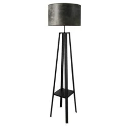 Metropolight Lampadaires Lampadaire Simili Cuir/métal H170,5cm -Luminaires Ventes lampadaire simili cuir metal h170 5cm 2