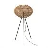 Meubles & Design Lampadaires Lampadaire Tendance En Rotin Et Métal -Luminaires Ventes lampadaire tendance en rotin et metal