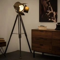 Maisons Du Monde Lampadaires Lampadaire Trépied En Métal Cuivré H 174 Cm -Luminaires Ventes lampadaire trepied en metal cuivre h 174 cm 1000 8 17 130602 4