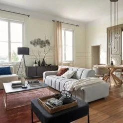 Maisons Du Monde Lampadaires Lampadaire Trépied En Métal Doré Et Noir, Abat-jour En Velours Noir H152 -Luminaires Ventes lampadaire trepied en metal dore et noir abat jour en velours noir h152 1000 3 23 226630 2