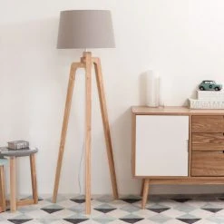 Maisons Du Monde Lampadaires Lampadaire Trépied En Paulownia Et Abat-jour Gris H150 11 Maisons Du Monde Lampadaires Lampadaire Trépied En Paulownia Et Abat-jour Gris H150 -Luminaires Ventes lampadaire trepied en paulownia et abat jour gris h150 1000 10 16 146550 4