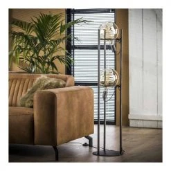 Lampea Lampadaires Lampadaire Vintage En Métal Argent 130 Cm -Luminaires Ventes lampadaire vintage en metal argent 130 cm 2