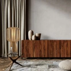 Lo Select Lampes à Poser Lampadairebamboo Bois E27 -Luminaires Ventes lampadairebamboo bois e27 2