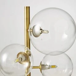 Maisons Du Monde Lampes à Poser Lampe 6 Globes En Verre Et Métal Doré -Luminaires Ventes lampe 6 globes en verre et metal dore 1000 0 25 190757 5