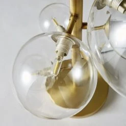 Maisons Du Monde Lampes à Poser Lampe 6 Globes En Verre Et Métal Doré -Luminaires Ventes lampe 6 globes en verre et metal dore 1000 0 25 190757 6