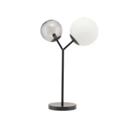 House Doctor Lampes à Poser Lampe à Poser 2 Lumières Métal/verre Noir H56cm -Luminaires Ventes lampe a poser 2 lumieres metal verre noir h56cm 3