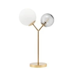 House Doctor Lampes à Poser Lampe à Poser 2 Lumières Métal/verre Noir H56cm -Luminaires Ventes lampe a poser 2 lumieres metal verre or h56cm