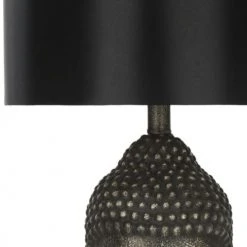 Safavieh Lampes à Poser Lampe à Poser Abat-jour En Tissu Et Pied En Résine Noir (x2) -Luminaires Ventes lampe a poser abat jour en tissu et pied en resine noir x2 3
