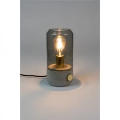 Drawer Lampes à Poser Lampe à Poser Design En Béton Gris -Luminaires Ventes lampe a poser design en beton gris 2