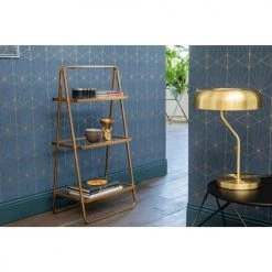 Dutchbone Lampes à Poser Lampe à Poser Design Métal Finitions Dorées Or -Luminaires Ventes lampe a poser design metal finitions dorees or 2