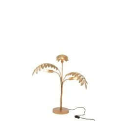 Meubles & Design Lampes à Poser Lampe à Poser Doré Palmier -Luminaires Ventes lampe a poser dore palmier 2