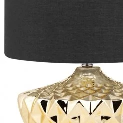 Beliani Lampes à Poser Lampe à Poser Dorée -Luminaires Ventes lampe a poser doree 4